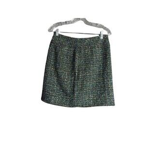 Ann Taylor Loft Multicolored Fuzzy Pencil Skirt Lined Size 4 Petites